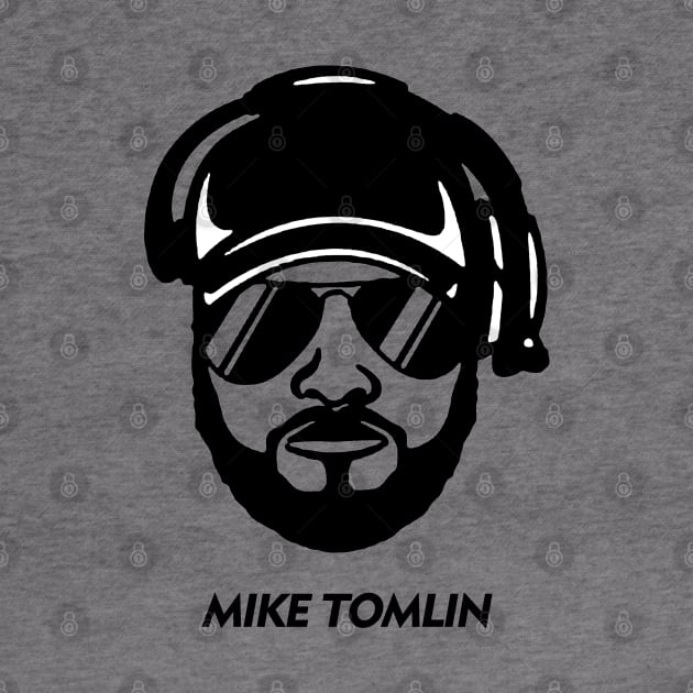 Mike Tomlin Cool Coach by LEMESGAKPROVE